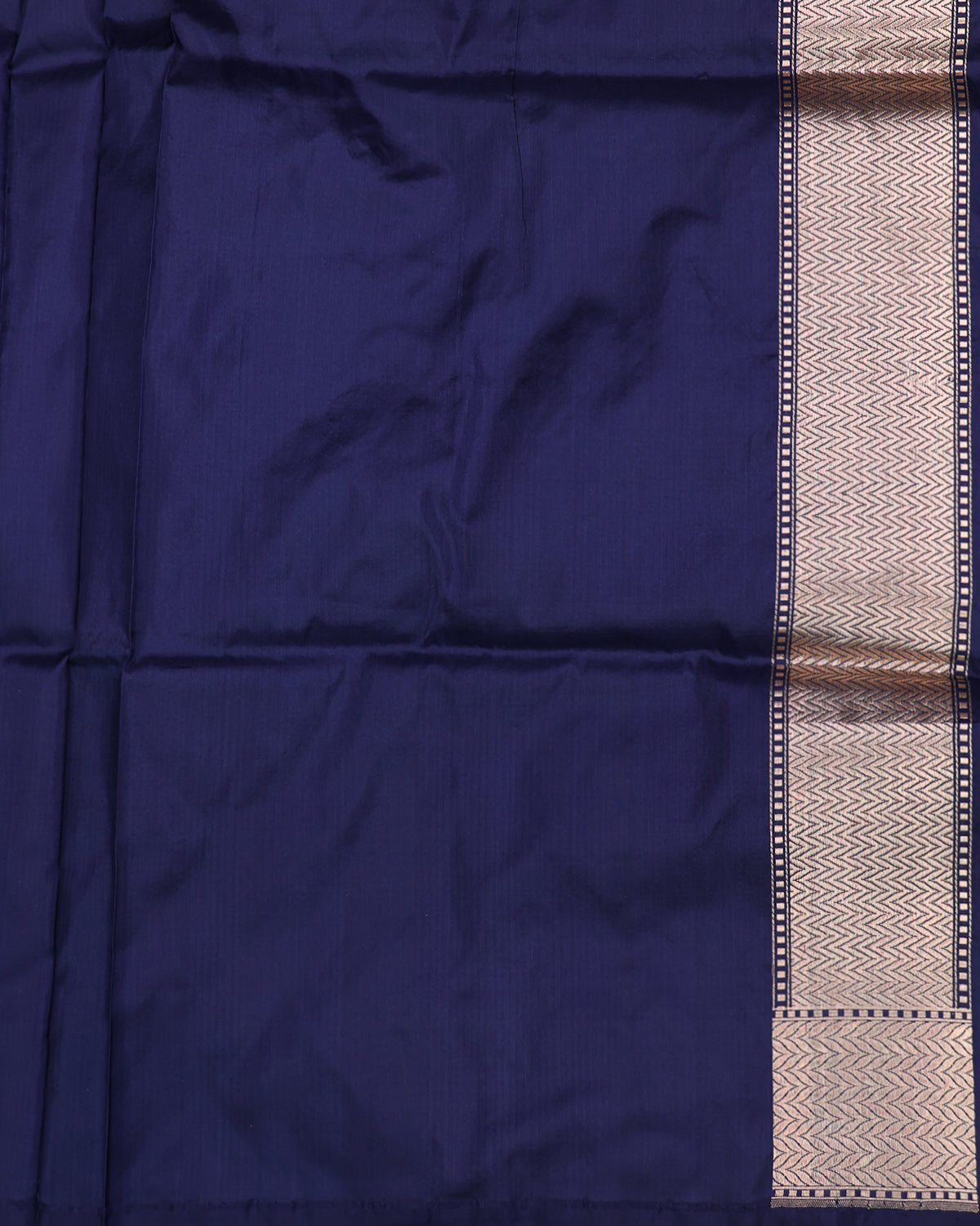 Navy Blue Banarasi Saree