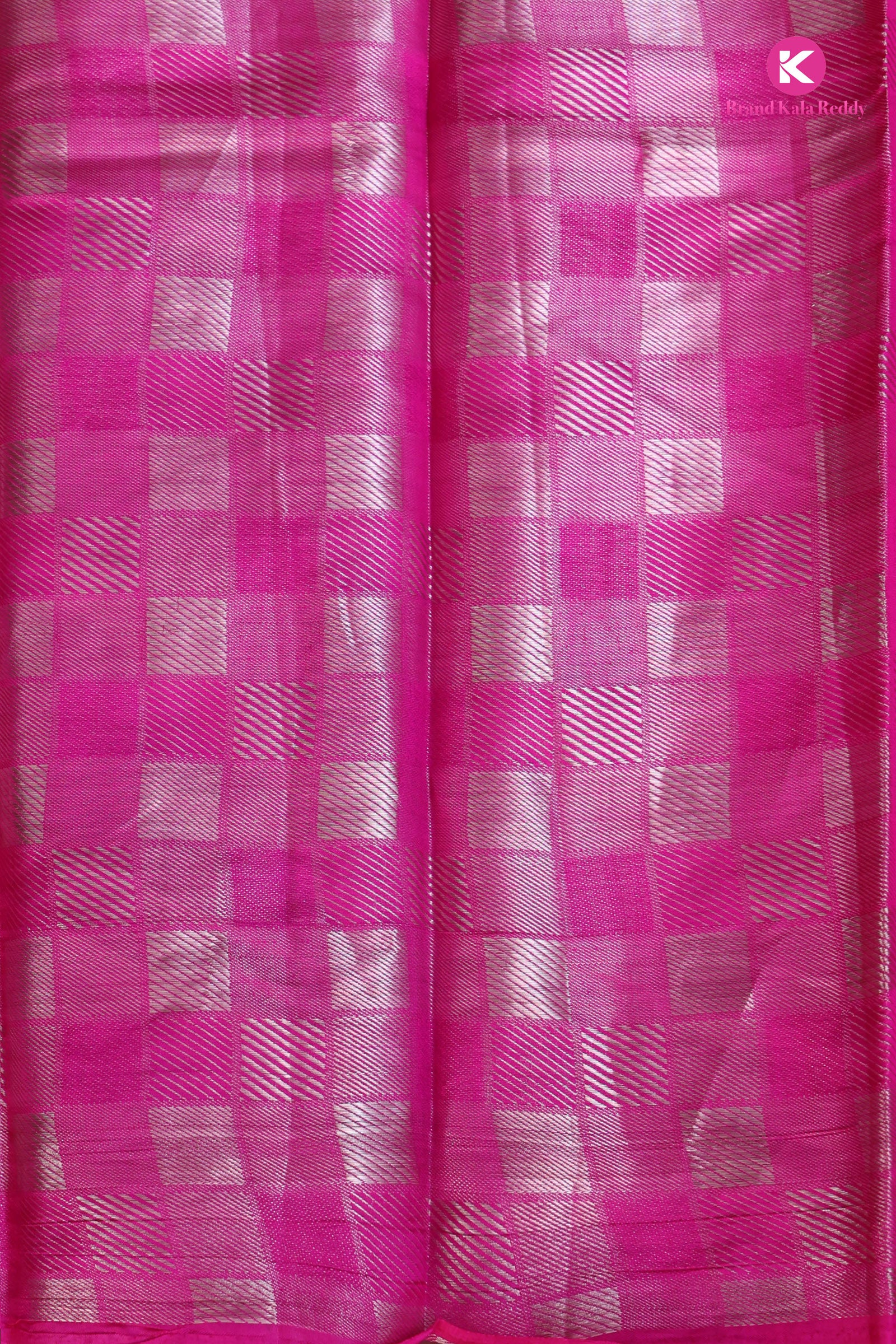 Pink strips saree