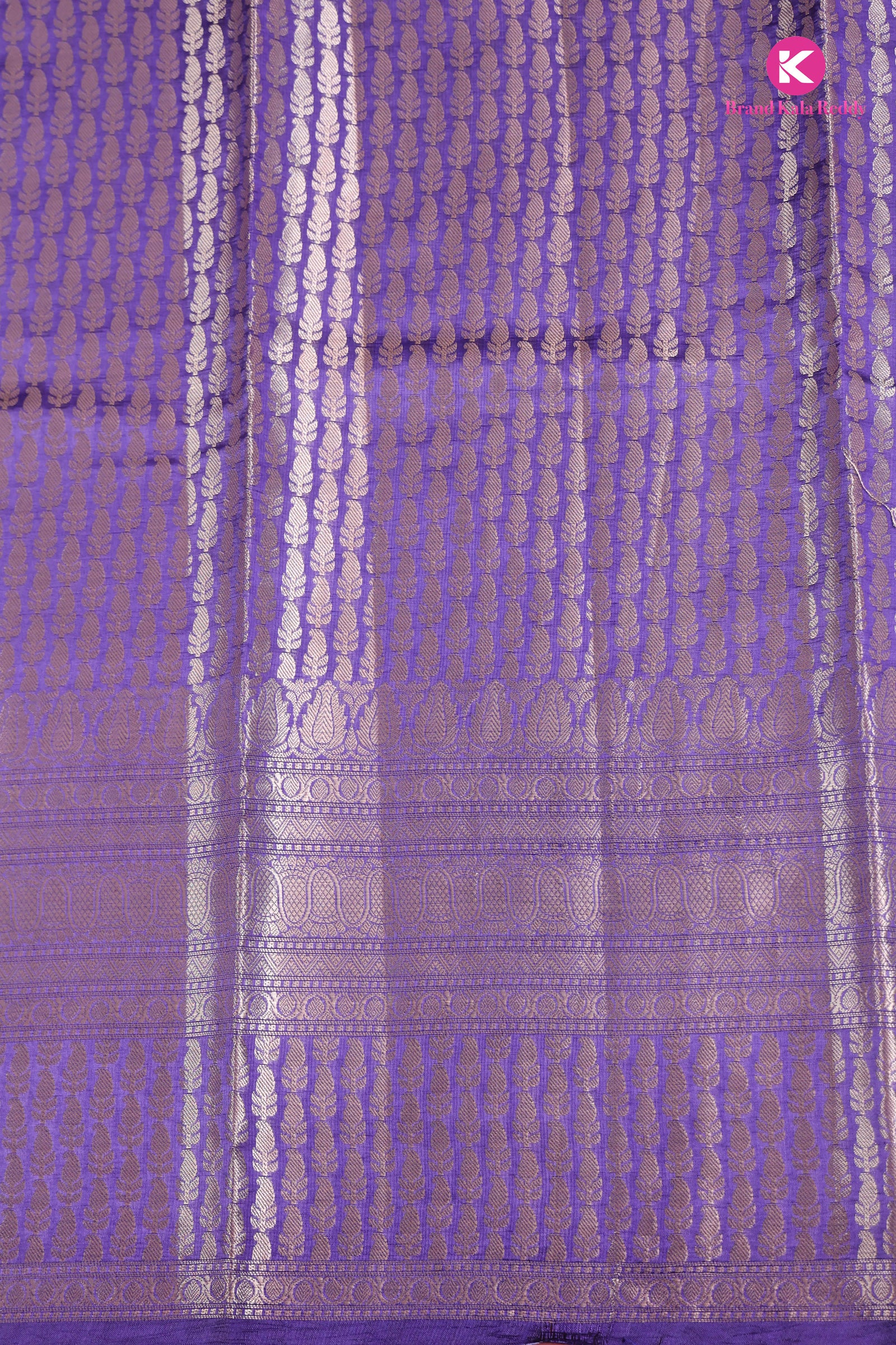 pink and violet silk saree