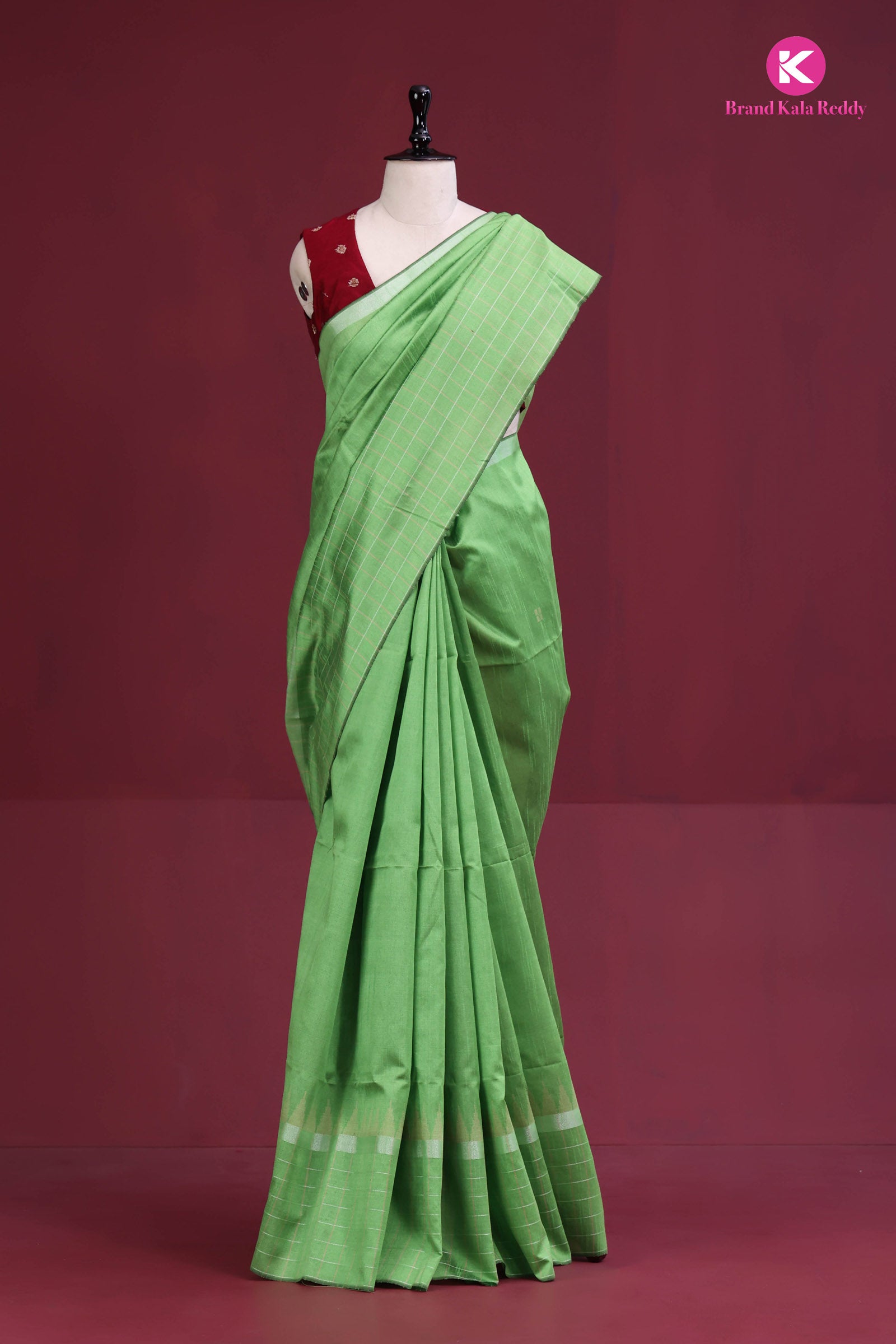 Green Moonga Tussar Silk Saree