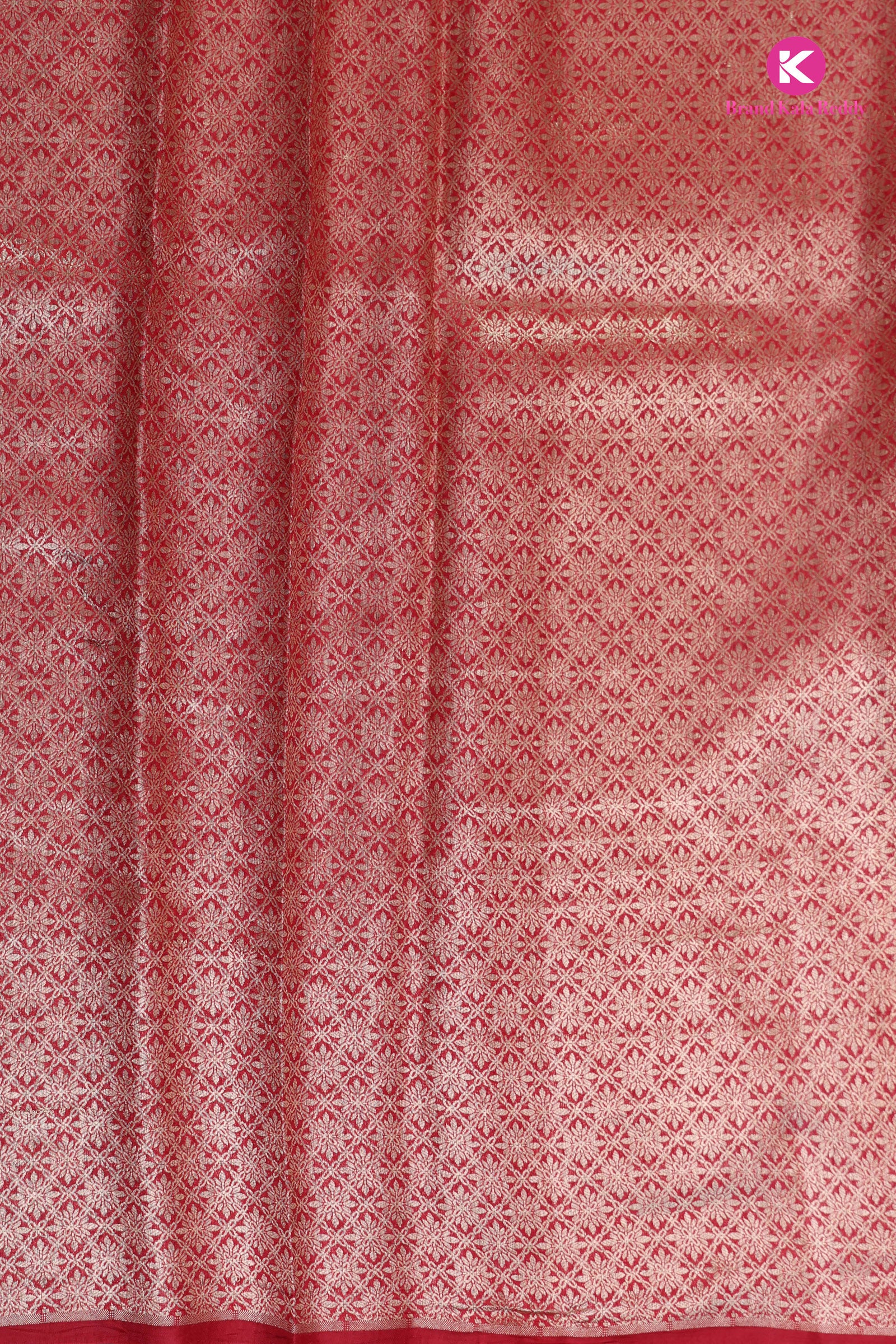 "Rose Radiance – Chiniya Banarasi Silk Saree