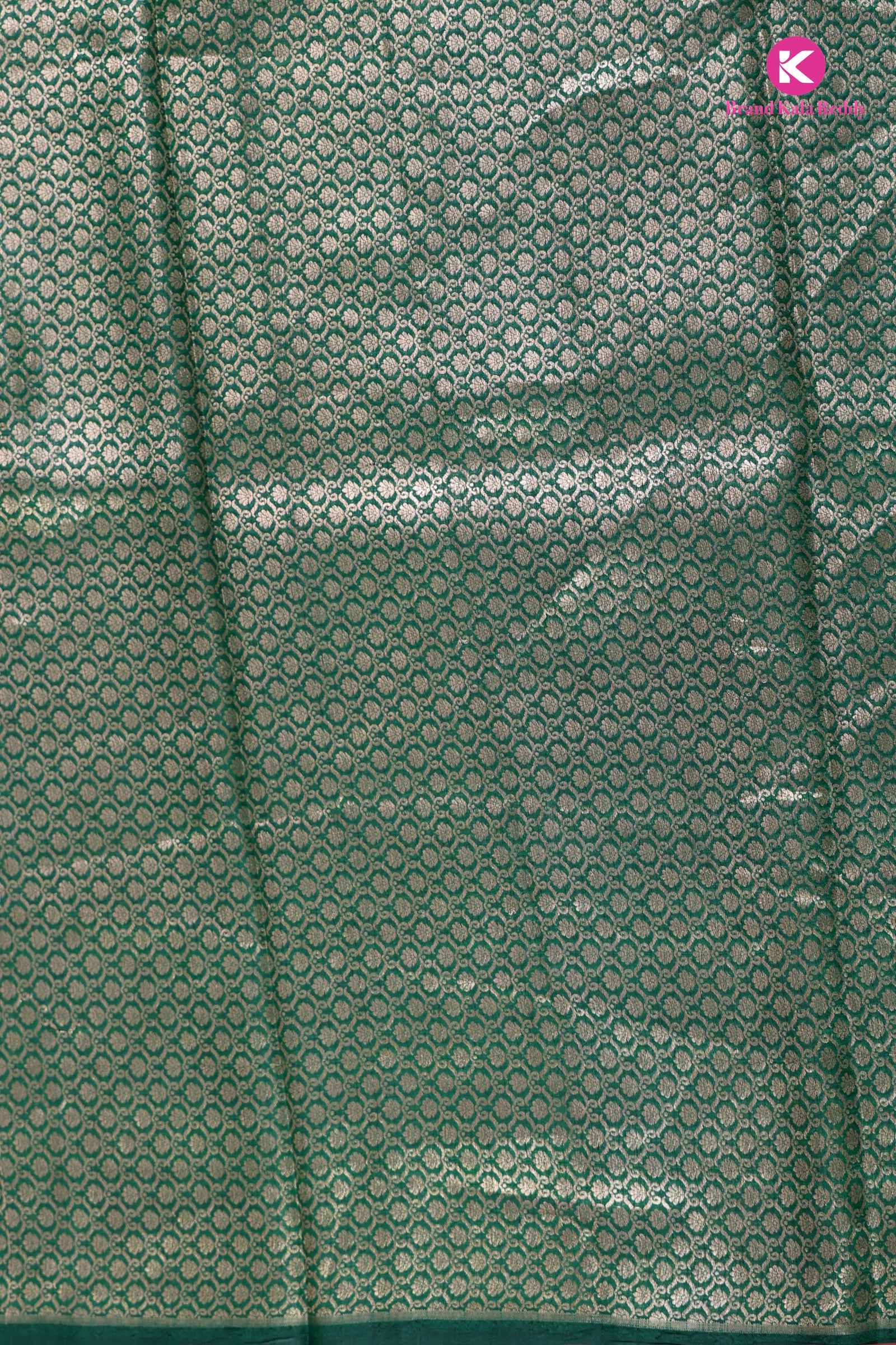 A Bottle Green Banarasi Silk Saree