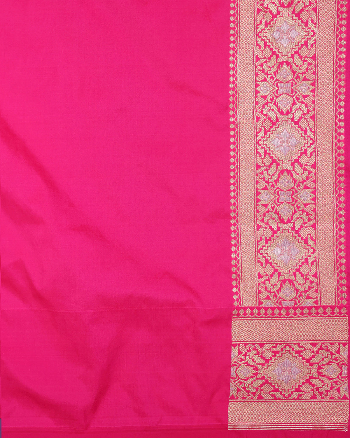 Salmon Pink Banarasi Saree