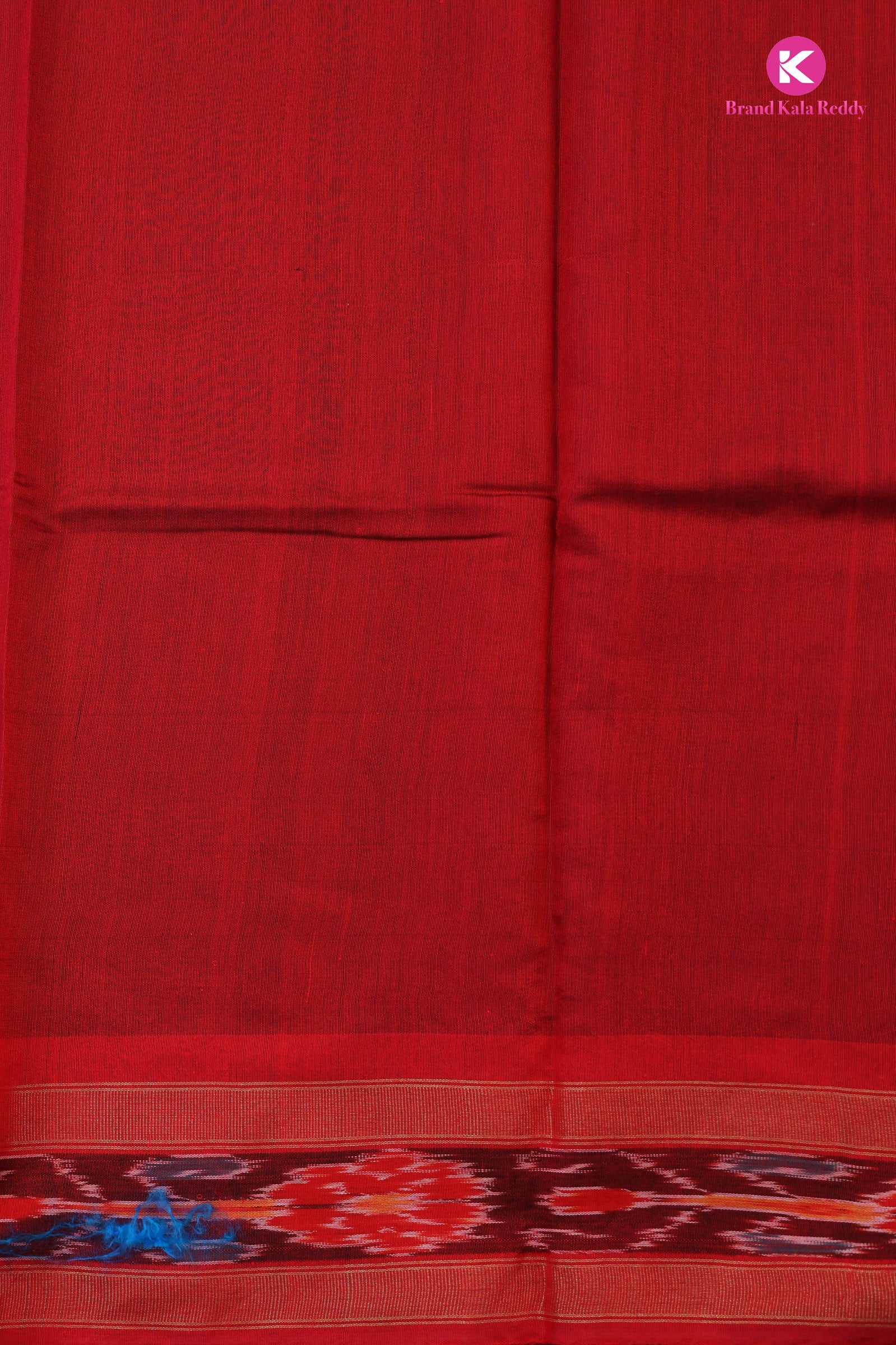 Royal blue tussar saree
