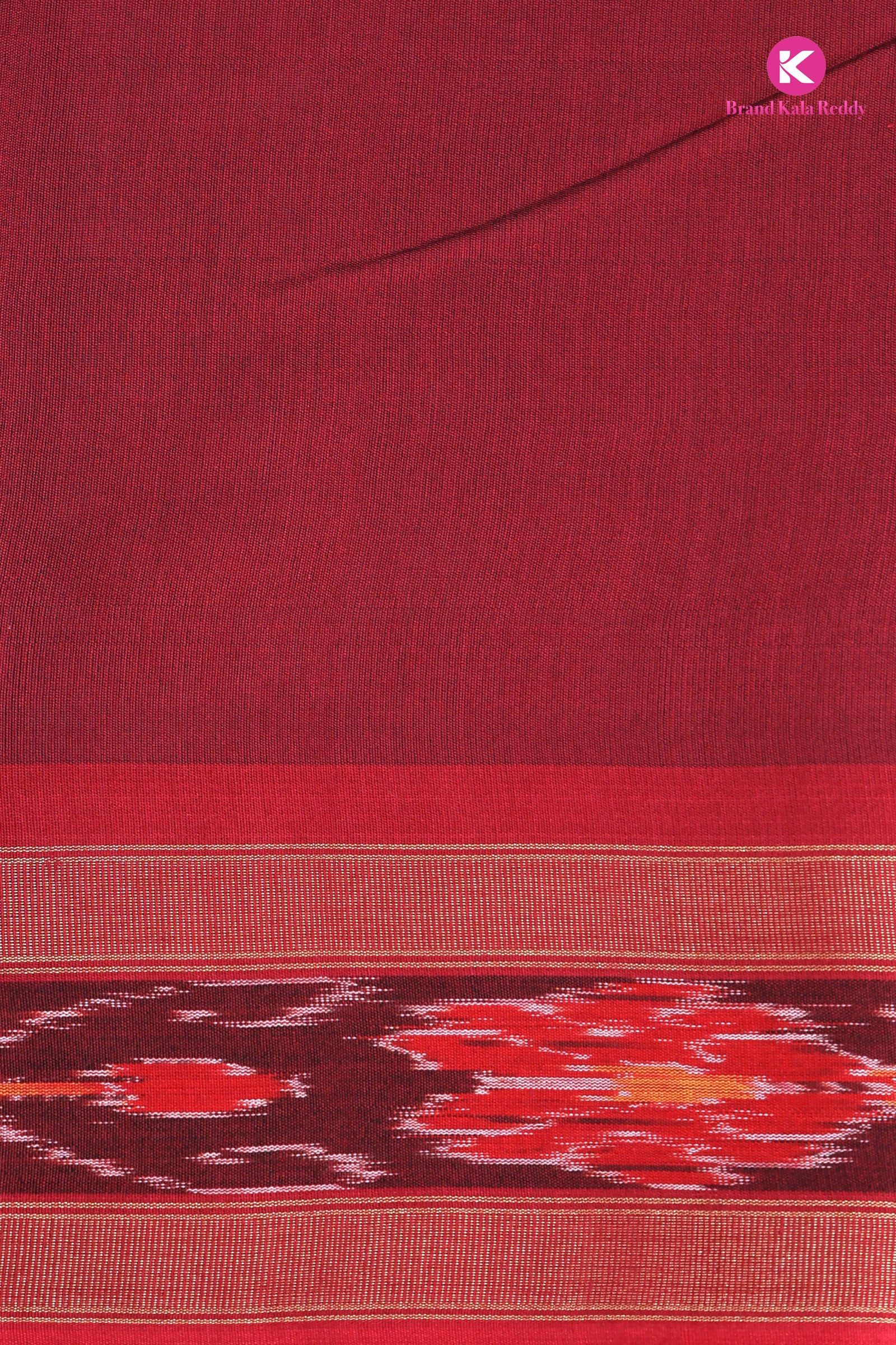 Crimson Wave: Moonga Tussar Elegance in Teal