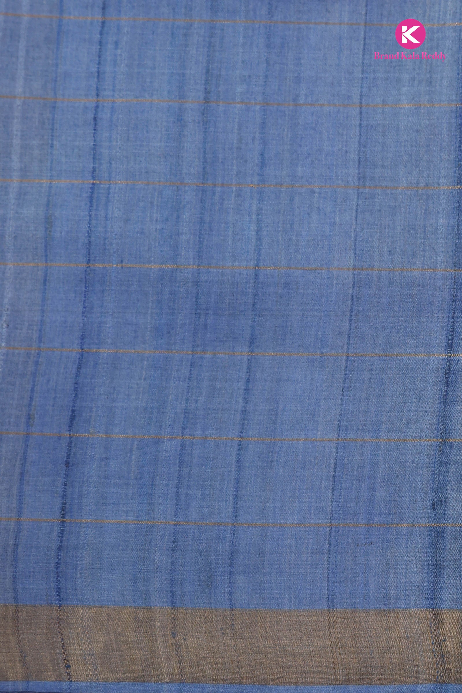 Handpainted Grey Tussar Saree