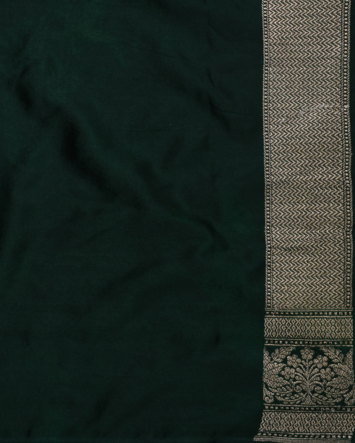 Bubblegum Pink Brocade Border Banarasi Saree