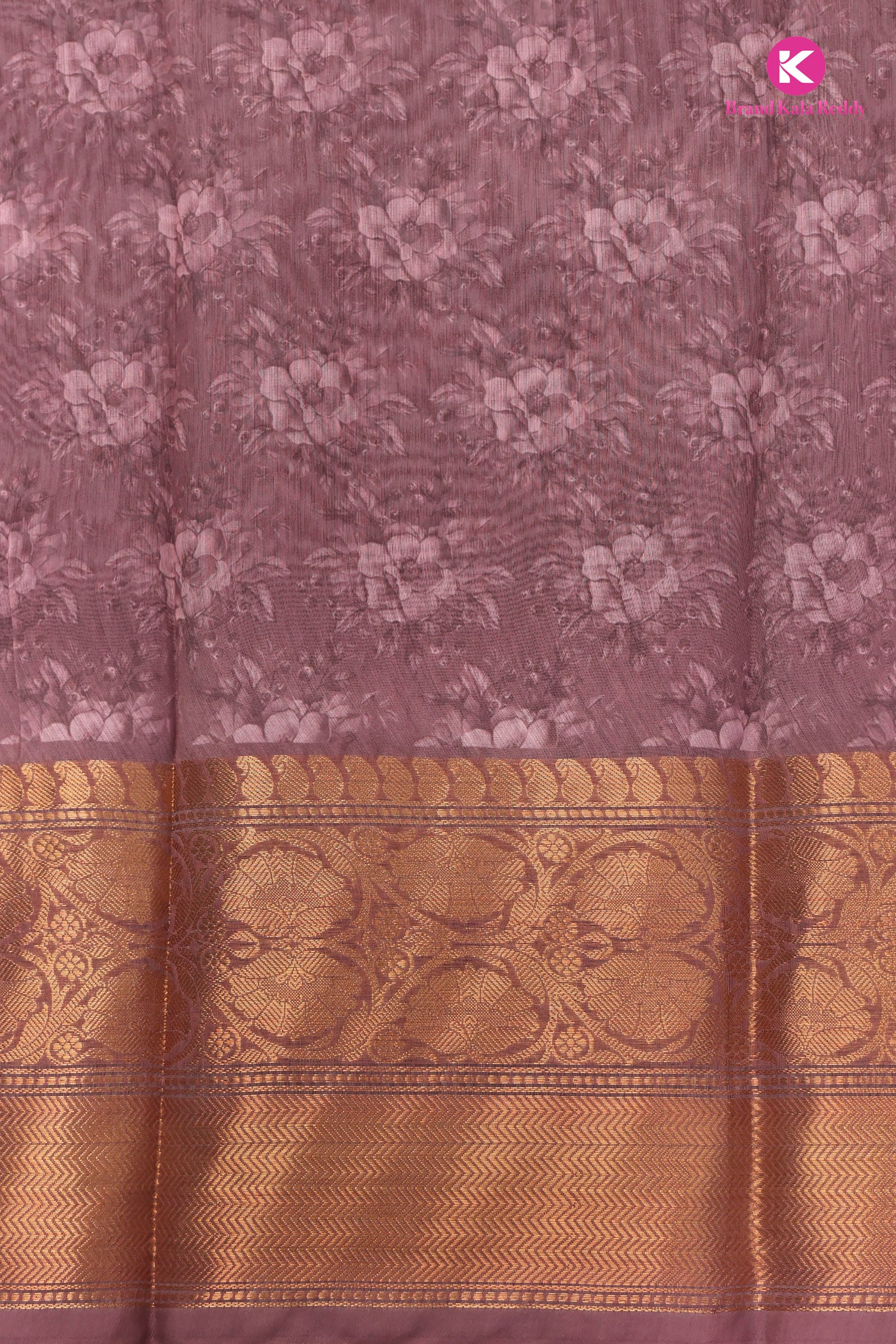 Blush Garden – Printed Silk Elegance