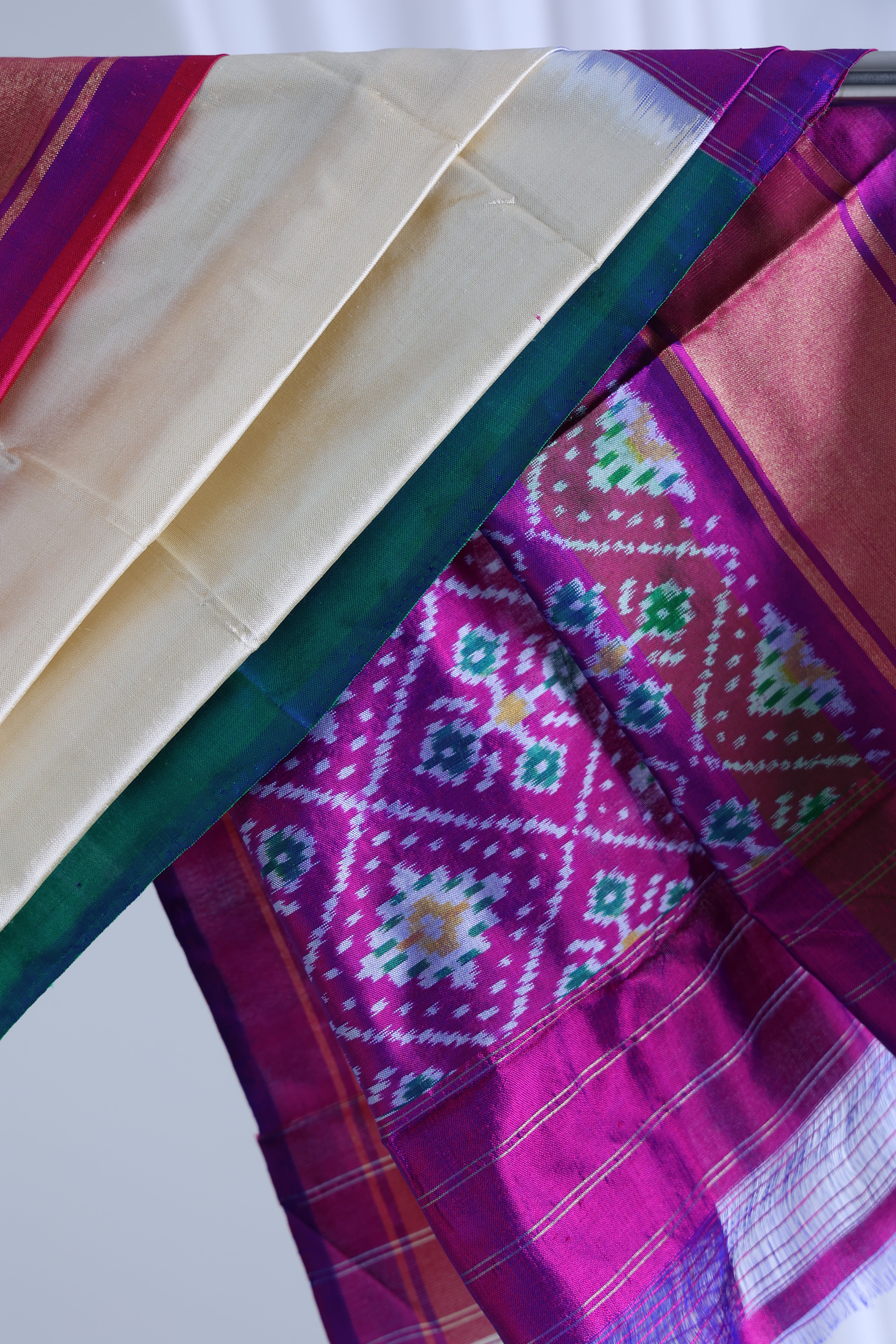 Multi colour ikkat dupatta